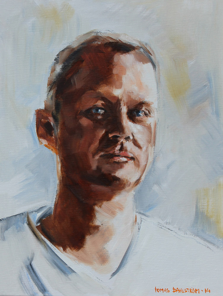 Porträttkonstnär Tomas Dahlström